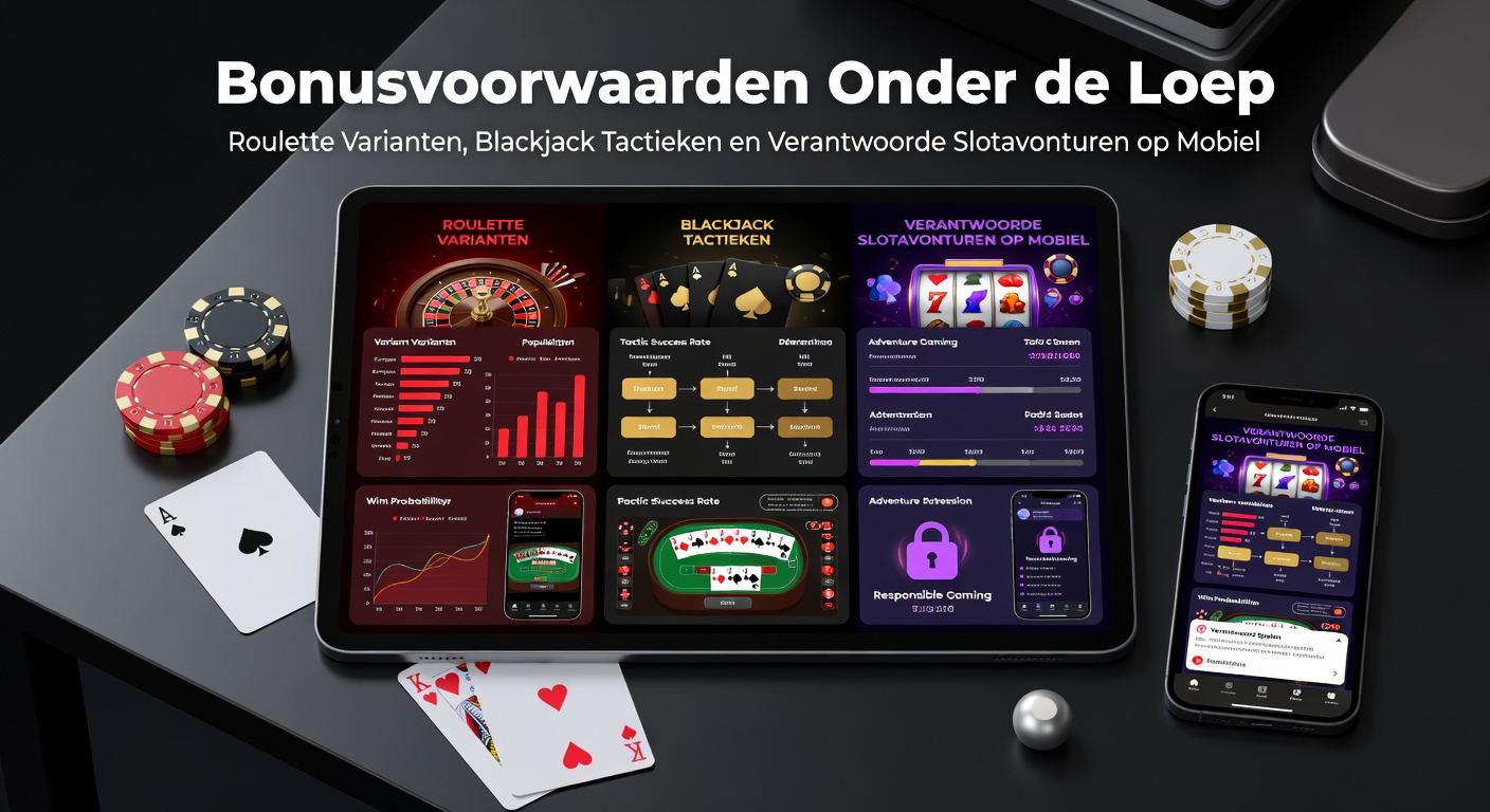 Dynamisch roulettewiel met blackjackkaarten en mobiele sloticonen op een bonusachtergrond, illustrerend legale gokopties in Nederland