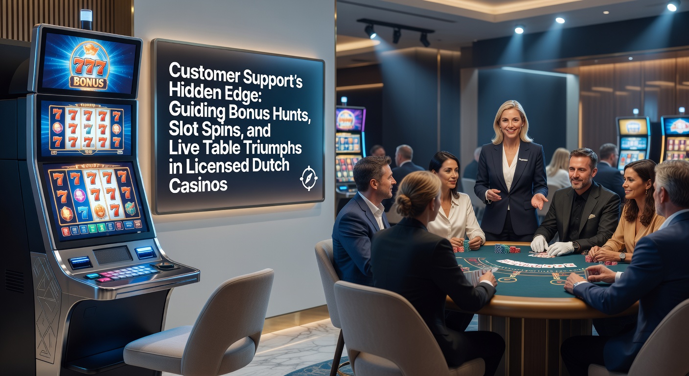 Klantenserviceteam dat spelers helpt bij bonussen en spellen in een Nederlands online casino