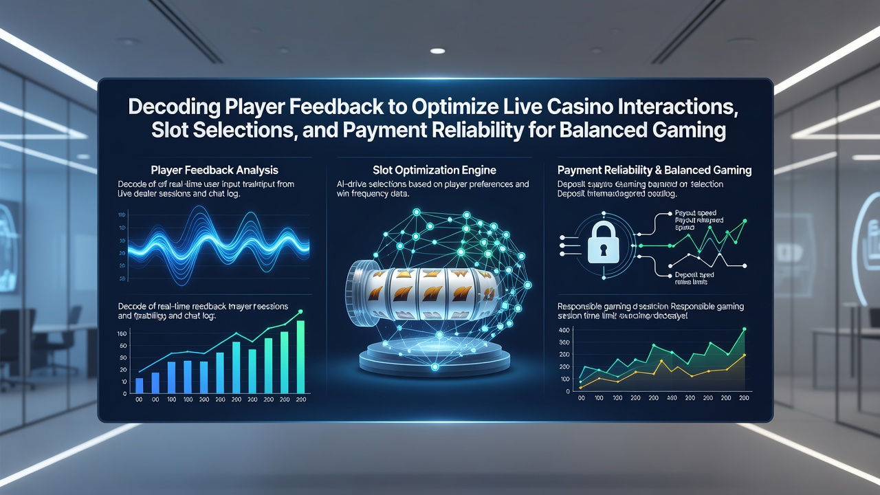 Analyse van spelersfeedback in live casino omgevingen met focus op interacties en betalingen
