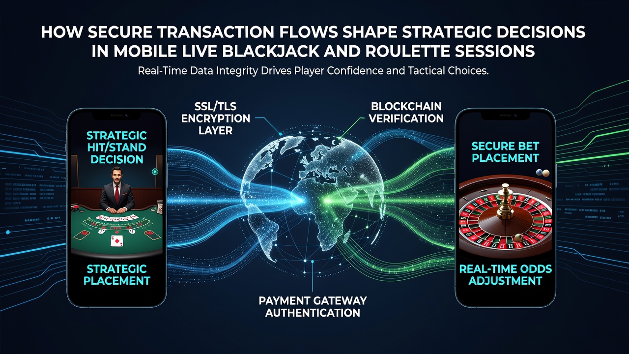 Mobiele live blackjack en roulette met focus op veilige betalingen