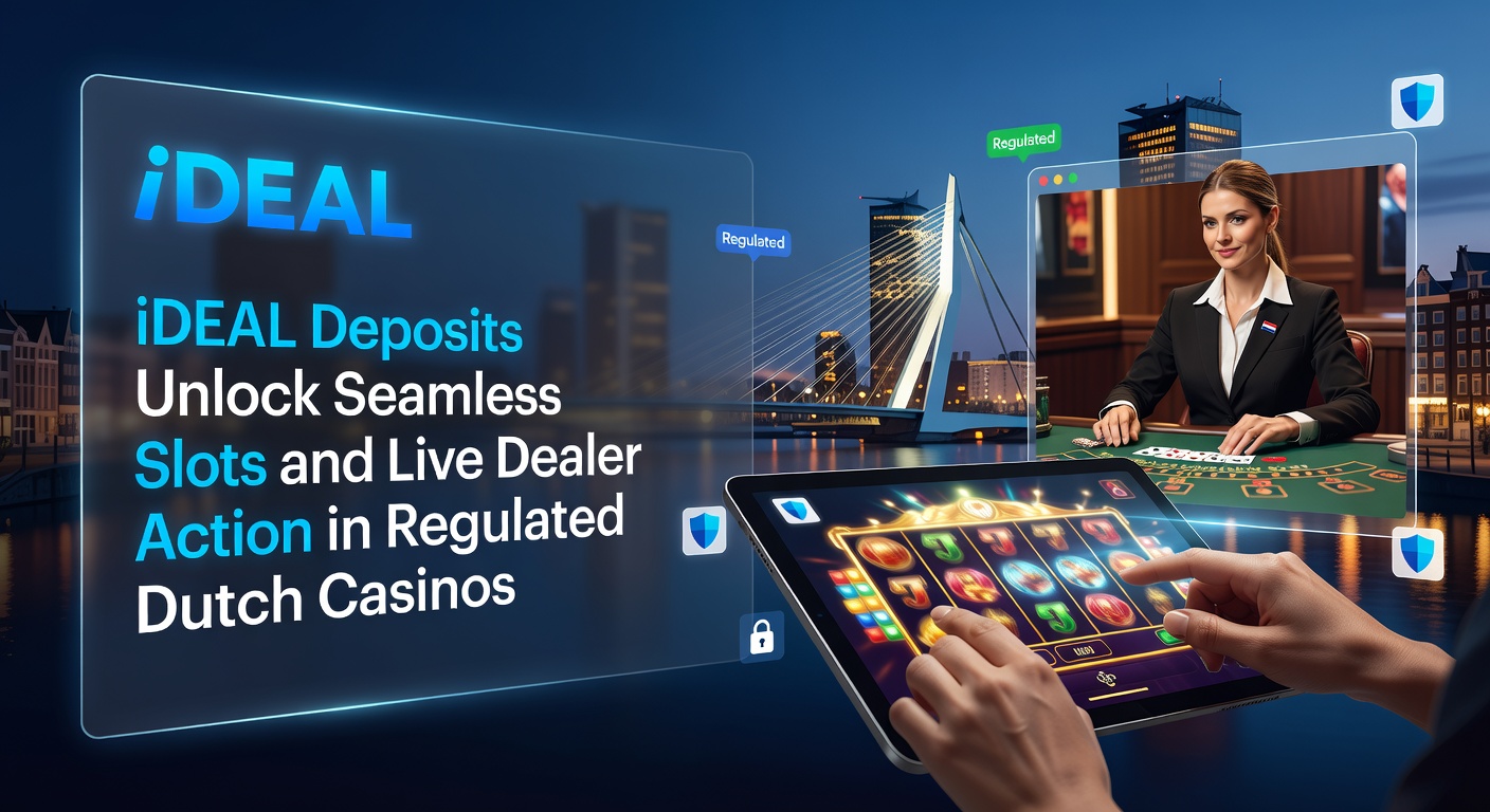 Schermafbeelding van iDEAL betaalproces in een Nederlands online casino met slots op de achtergrond