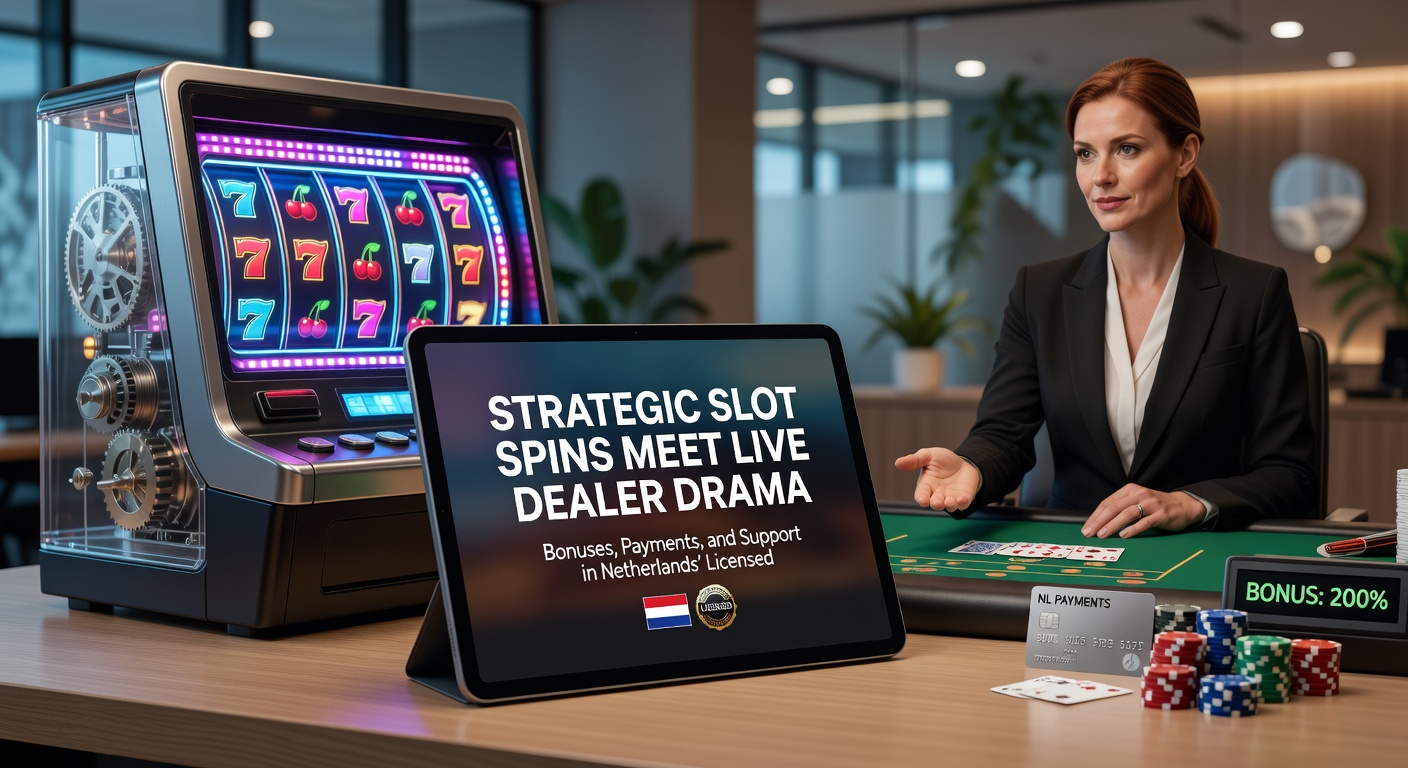 Overzicht van betalingsmethoden zoals iDEAL naast een slotspel interface in een live casino setting
