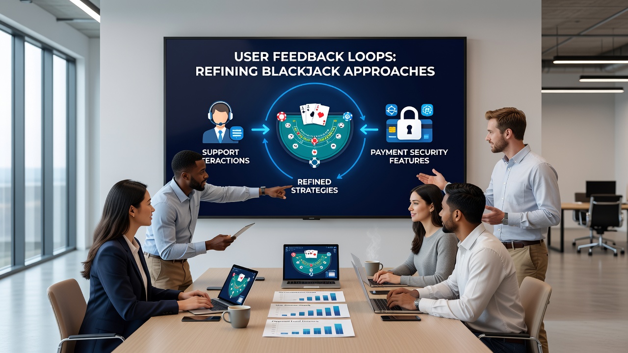 Diagram van betalingsbeveiliging gekoppeld aan blackjack feedback in legale casinos